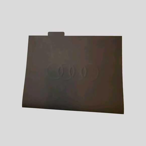 Audi A7 Maintenance Record Box Dealer Freebie Gunmetal 2012 Ring Embossed Files - Picture 6 of 12